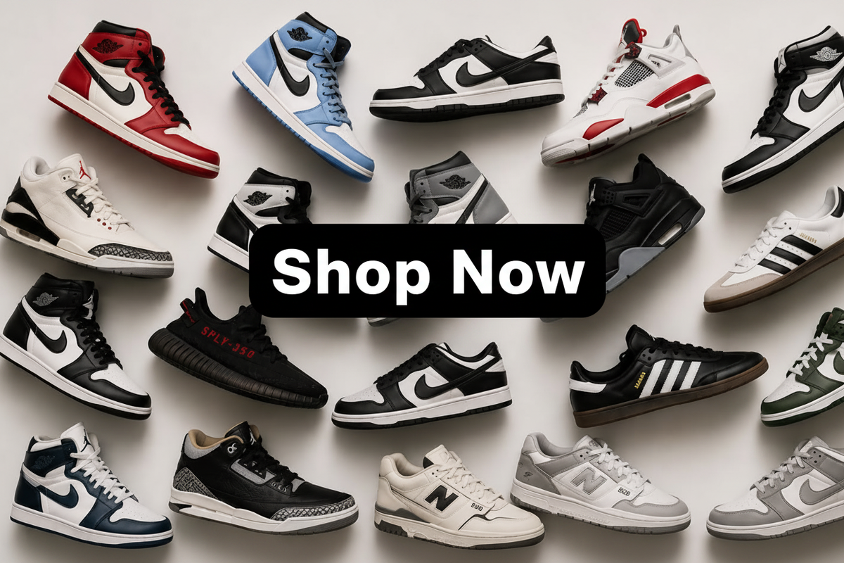 Sneaker Banner Center Button