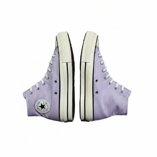 Converse Chuck Taylor 70 Hi Lavender - Both Pairs Visible