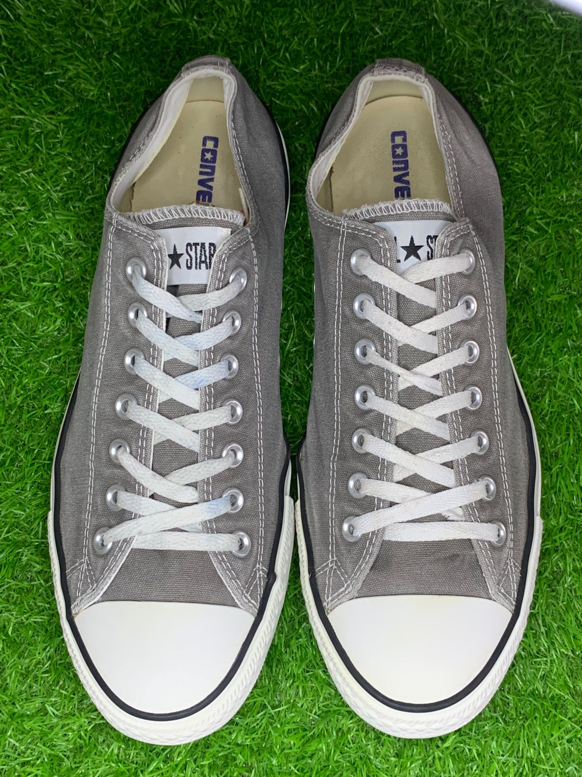 Converse Chuck Taylor All Star Low Top Charcoal Grey - Front View