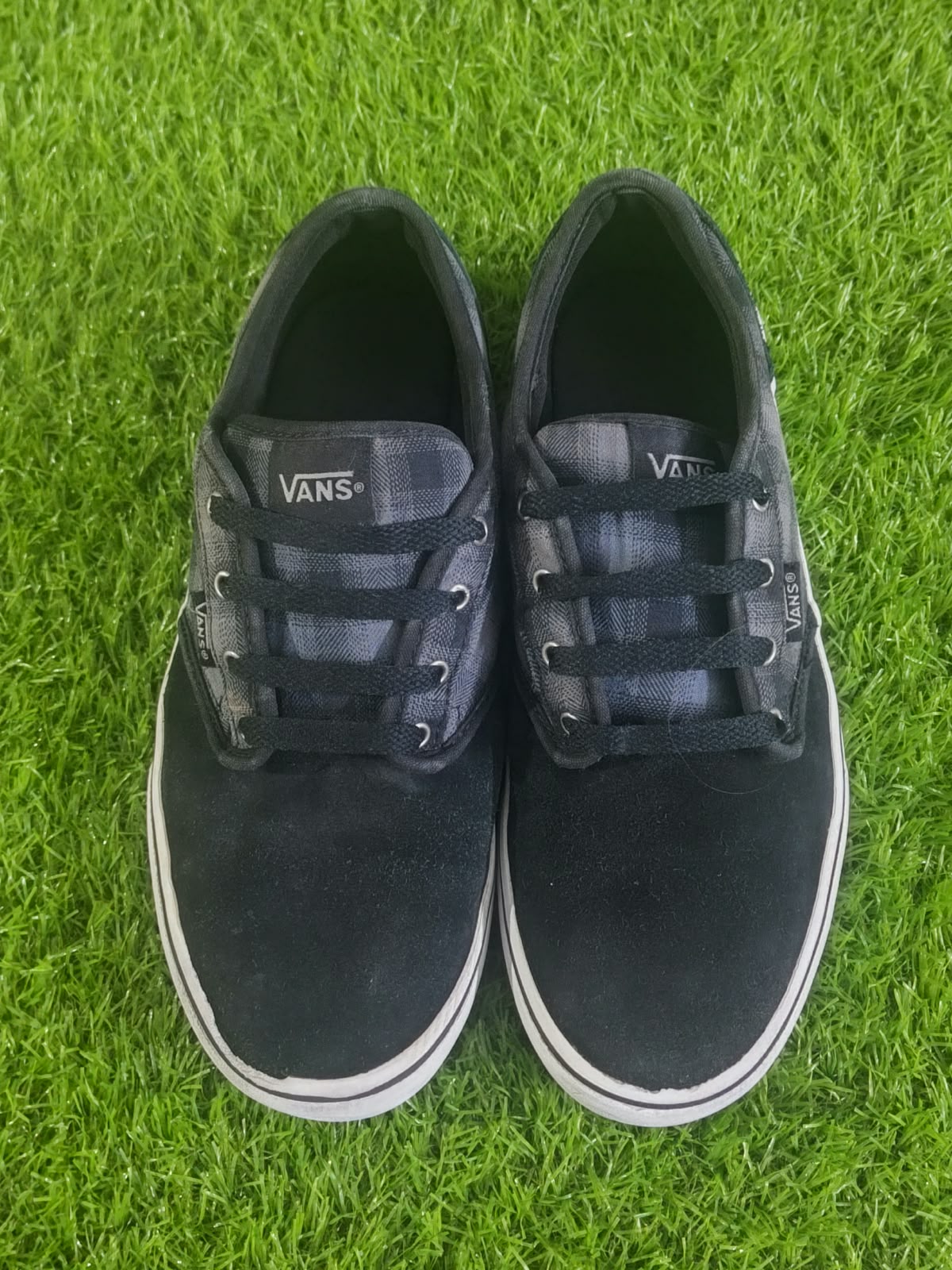 Vans Atwood Black Plaid - Front View