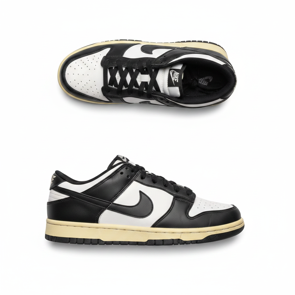 Nike Dunk Low Black White - Display Picture