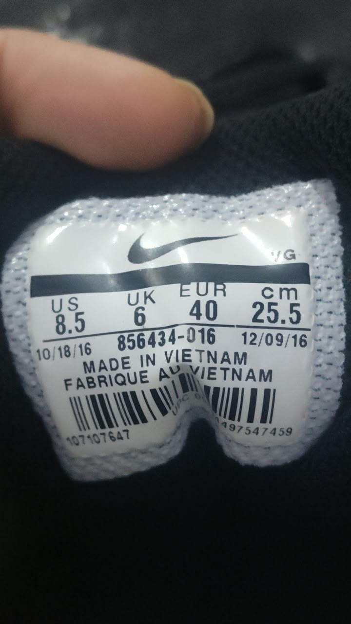 Sr000053 Nike Football Cleats Size Label