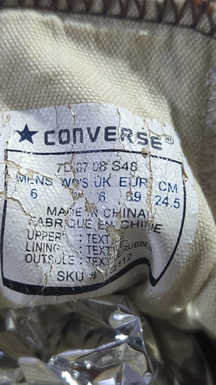 Converse Chuck Taylor All Star Low Top Brown - Tag