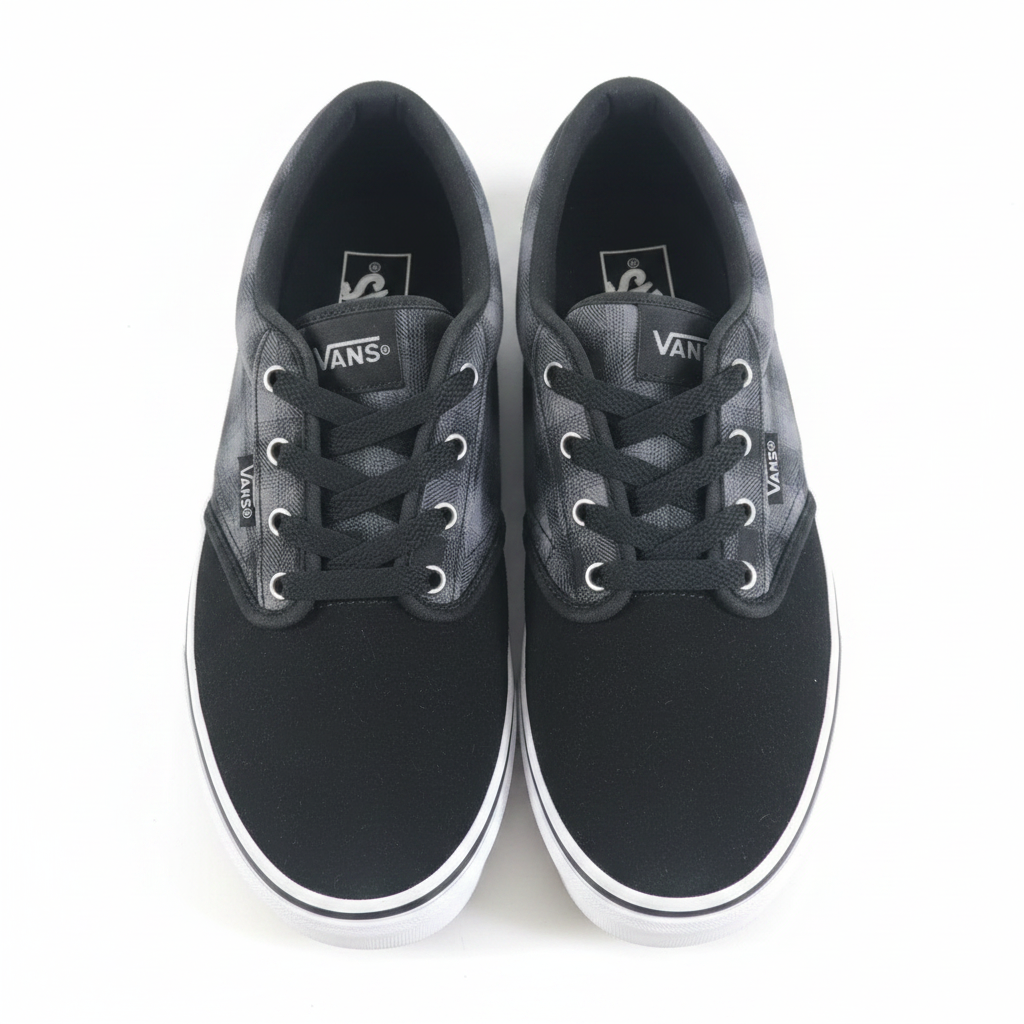 Vans Atwood Black Plaid Display Picture